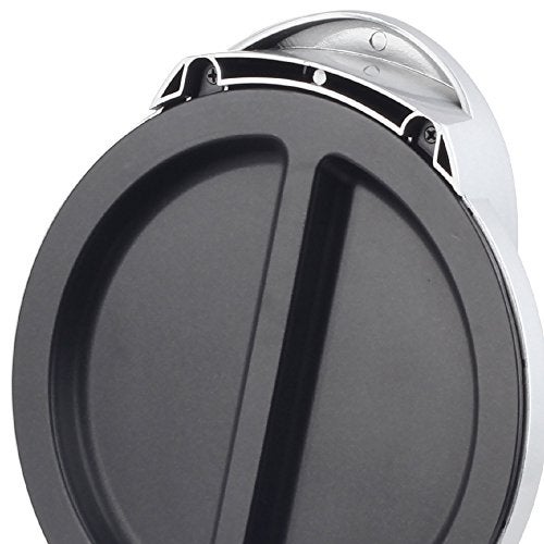 Brentwood TS-255 Non-Stick Electric, Silver Omelet Maker 5.75"x 9.5"x 11". - Image 2