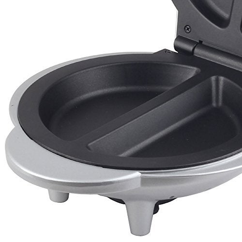 Brentwood TS-255 Non-Stick Electric, Silver Omelet Maker 5.75"x 9.5"x 11". - Image 4