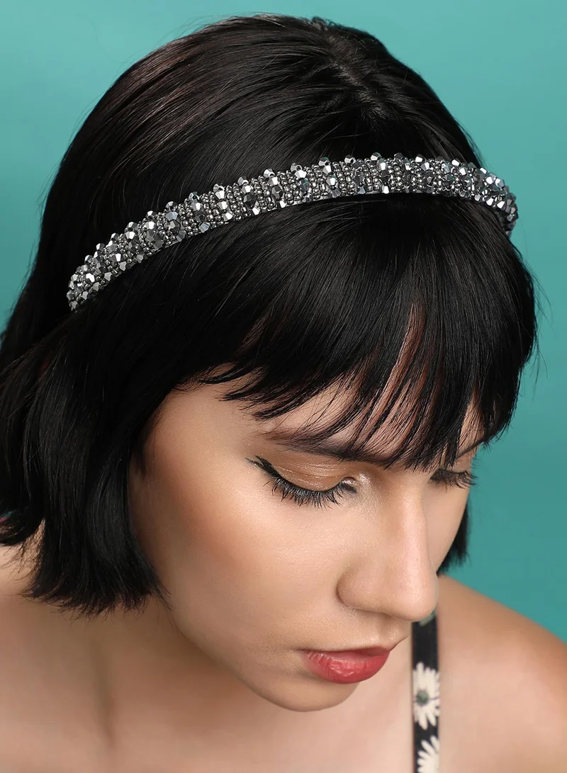 SOHI Grey Color Hairband