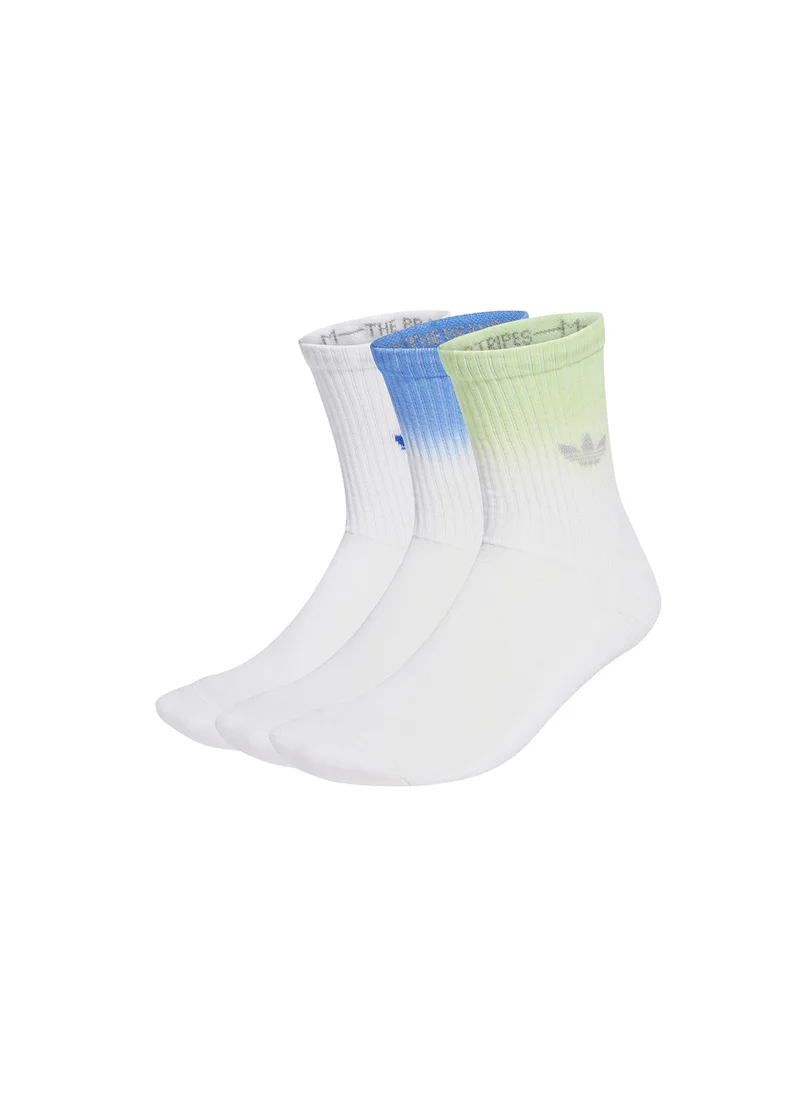adidas Originals 3 Pack Ombre Crew Socks