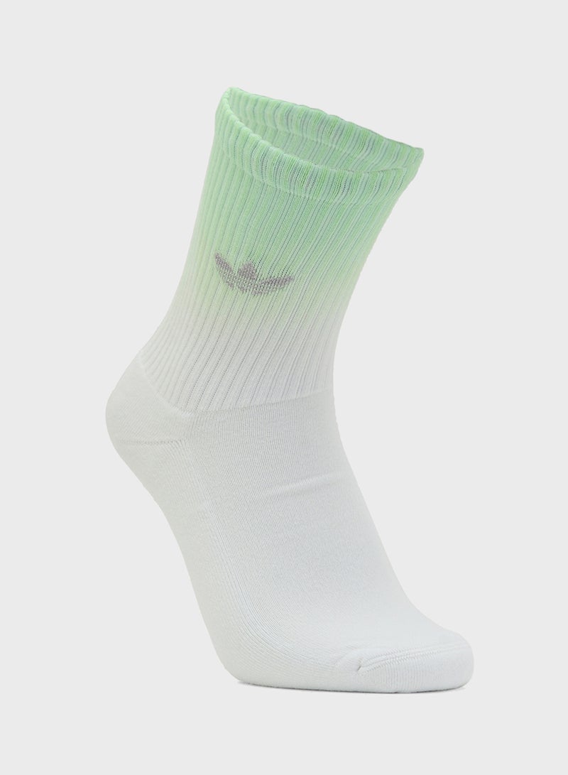 adidas Originals 3 Pack Ombre Crew Socks  - Image 4