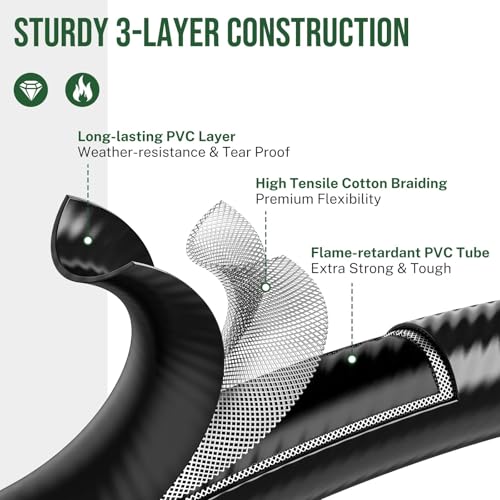 Alloxity 12 Feet Propane Hose Adapter 1lb to 20lb，Propane Adapter 20lb to 1lb Converter, Propane Tank Adapter Hose 20 lb To 1 lb for Buddy Heater/Weber Q Grill/Coleman Stove/Blackstone Griddle - Image 5