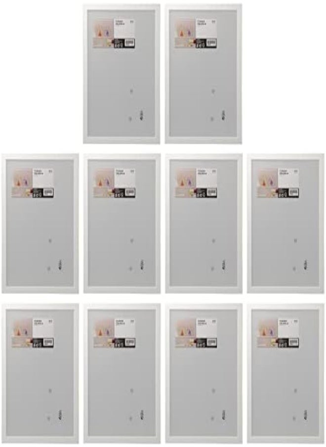 AKDC - Ikea Fiskbo Large Photo Frames, White, 30X40 Centimetres, 103.003.95 - Set Of 10 - Image 1