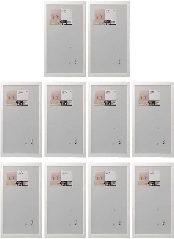 AKDC - Ikea Fiskbo Large Photo Frames, White, 30X40 Centimetres, 103.003.95 - Set Of 10 - Image 1