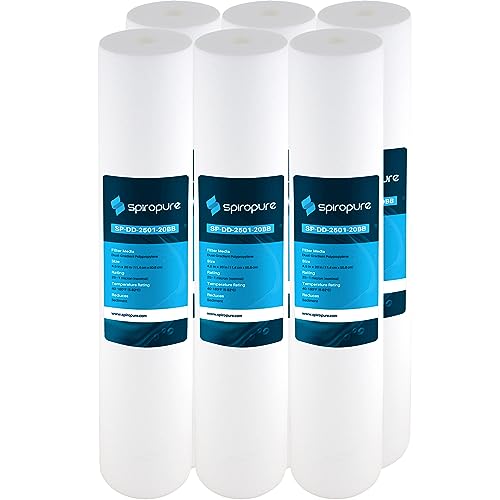سبايروبور SPDD250120BB 20x45 BB 1 ميكرون فلتر مياه كارتريدج من بولي بروبيلين مصهور منسوج SDC452001 DGD250120 15536043 علبة من 6