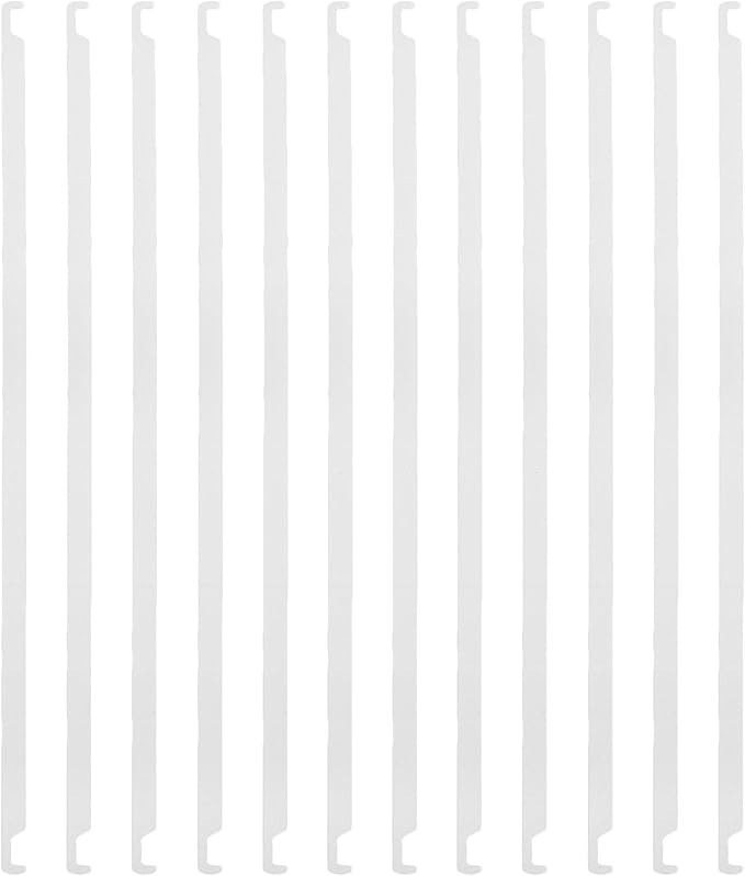 12 قطعة 32 50X0 80X0 10 سم قضبان تعليق ملفات معدنية بديلة لخزائن الملفات ومجلدات التخزين - Image 1