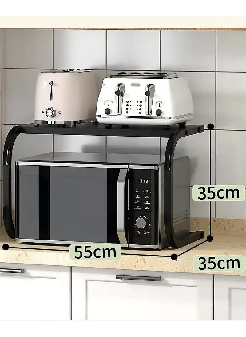 OQUERA - Versatile Kitchen Shelf and Microwave Oven Rack - Multi-functional Storage Solution for Organizing and Storing Kitchen Items - Image 1