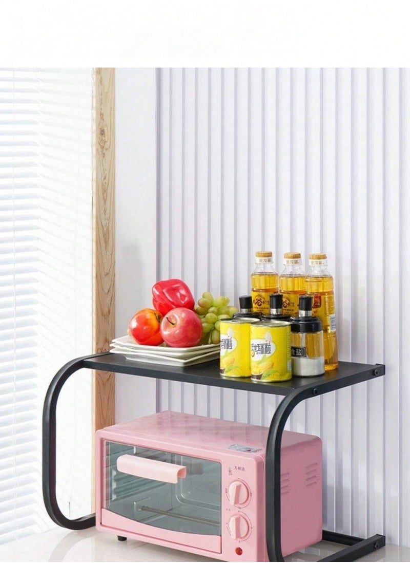 OQUERA - Versatile Kitchen Shelf and Microwave Oven Rack - Multi-functional Storage Solution for Organizing and Storing Kitchen Items - Image 1