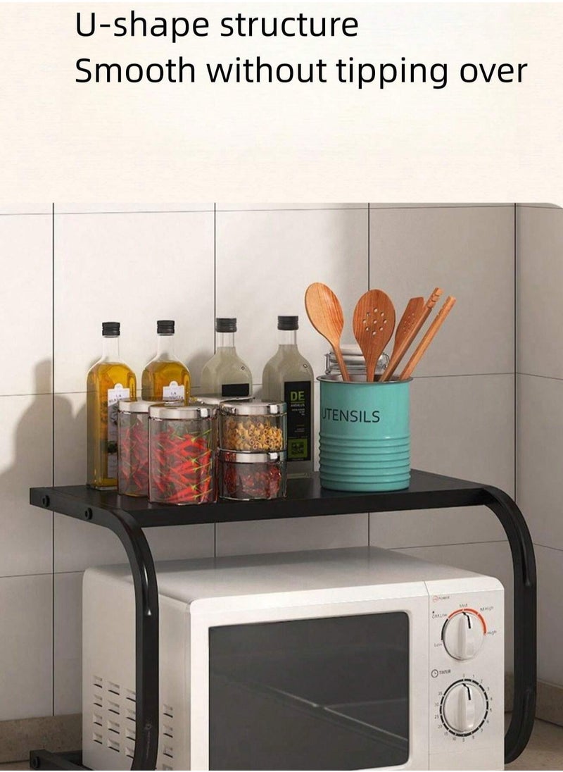 OQUERA - Versatile Kitchen Shelf and Microwave Oven Rack - Multi-functional Storage Solution for Organizing and Storing Kitchen Items - Image 1