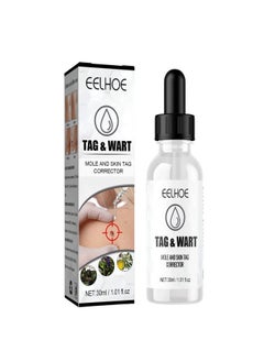 Organic Tags Solutions Serum, Mole Corrector Skin Tag Remover, Organic Skin Spot Purifying Serum Tags Free Mole & TAG Removal New-All Natural (1Pcs)