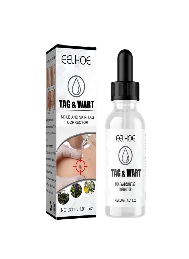 EELHOE - Organic Tags Solutions Serum, Mole Corrector Skin Tag Remover, Organic Skin Spot Purifying Serum Tags Free Mole & TAG Removal New-All Natural (1Pcs) - Image 1