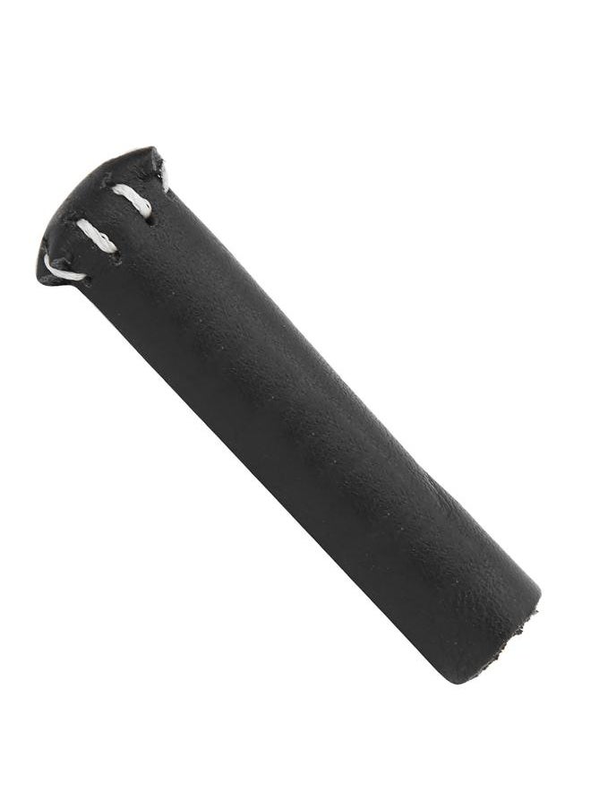 Thoraya Professional Durable Leather Snooker Cue Tip Head Protective Cover Billiard Stick Protector AccessoriesBlack  - Image 1