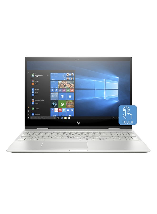 HP جهاز Envy X360 15 مزود بشاشة مقاس 15.6 بوصة ومعالج Intel i7 وذاكرة وصول عشوائي سعة 12 جيجابايت ومحرك أقراص صلبة سعة 1 تيرابايت + محرك أقراص SDD سعة 16 جيجابايت وبطاقة NVIDIA GeForce MX130 سعة 4 جيجابايت - Image 1
