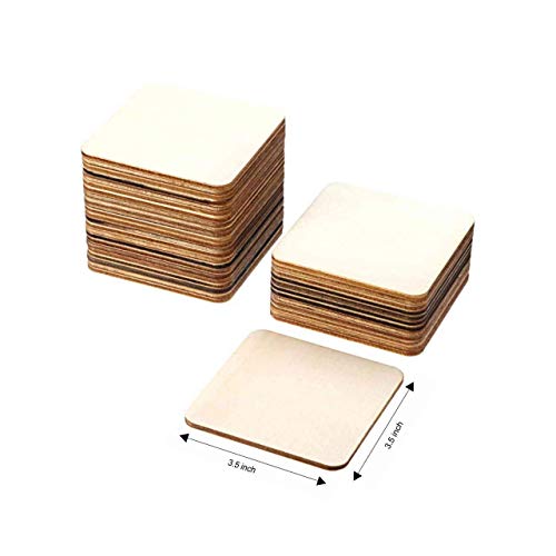 Fiddlys Wooden Coaster Set of 6 | Beautiful Decorative Coaster for Tea & Coffee Cups, Mugs & Glasses | Elegant Table Décor & Gift Set | Eco-Friendly - Image 3