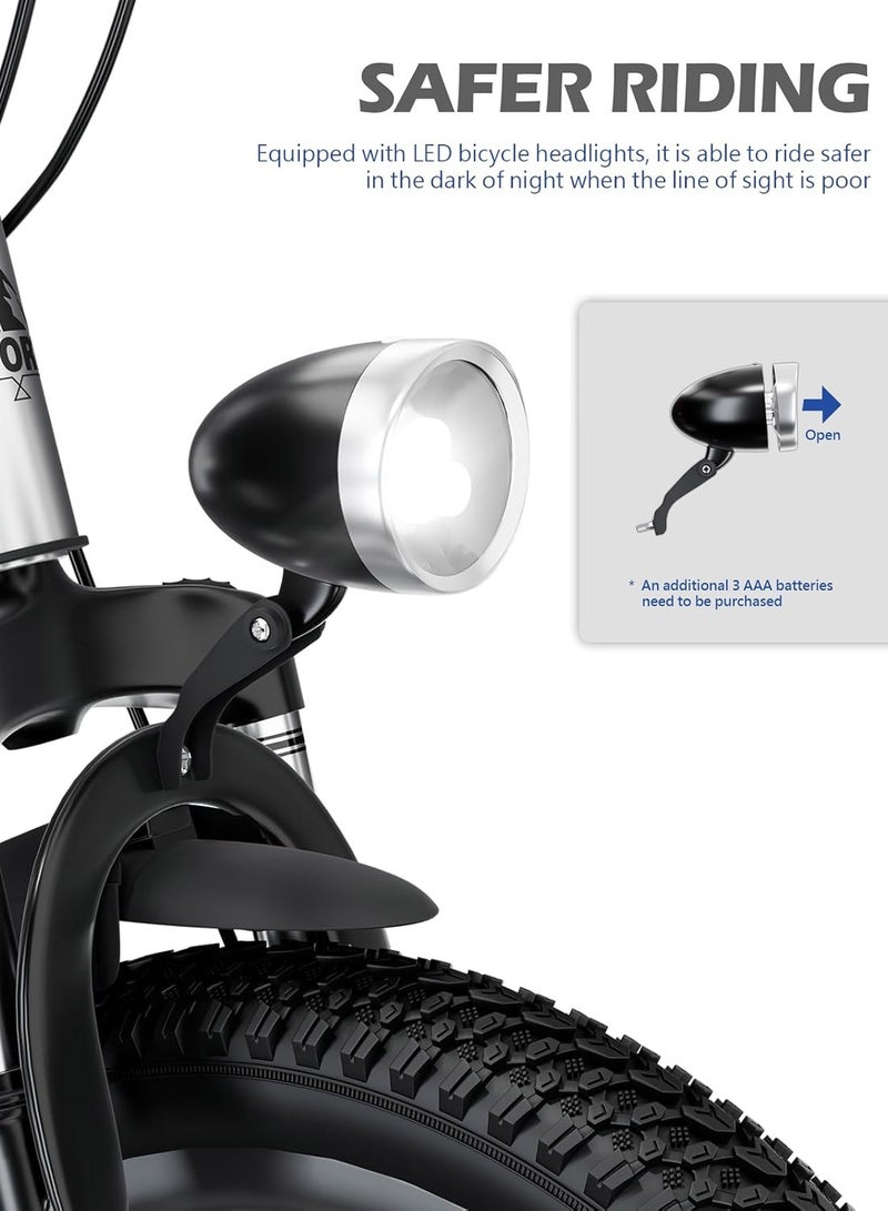 ما بيبي دراجة للأطفال 18-20-22-24 بوصة مزدوجة أقراص الفرامل 7 السرعة التروس، مع مقاعد قابلة للتعديل و ليد هيدليه، Kids Mountain Bike for 5-12 Years Boys and Girs. - Image 3