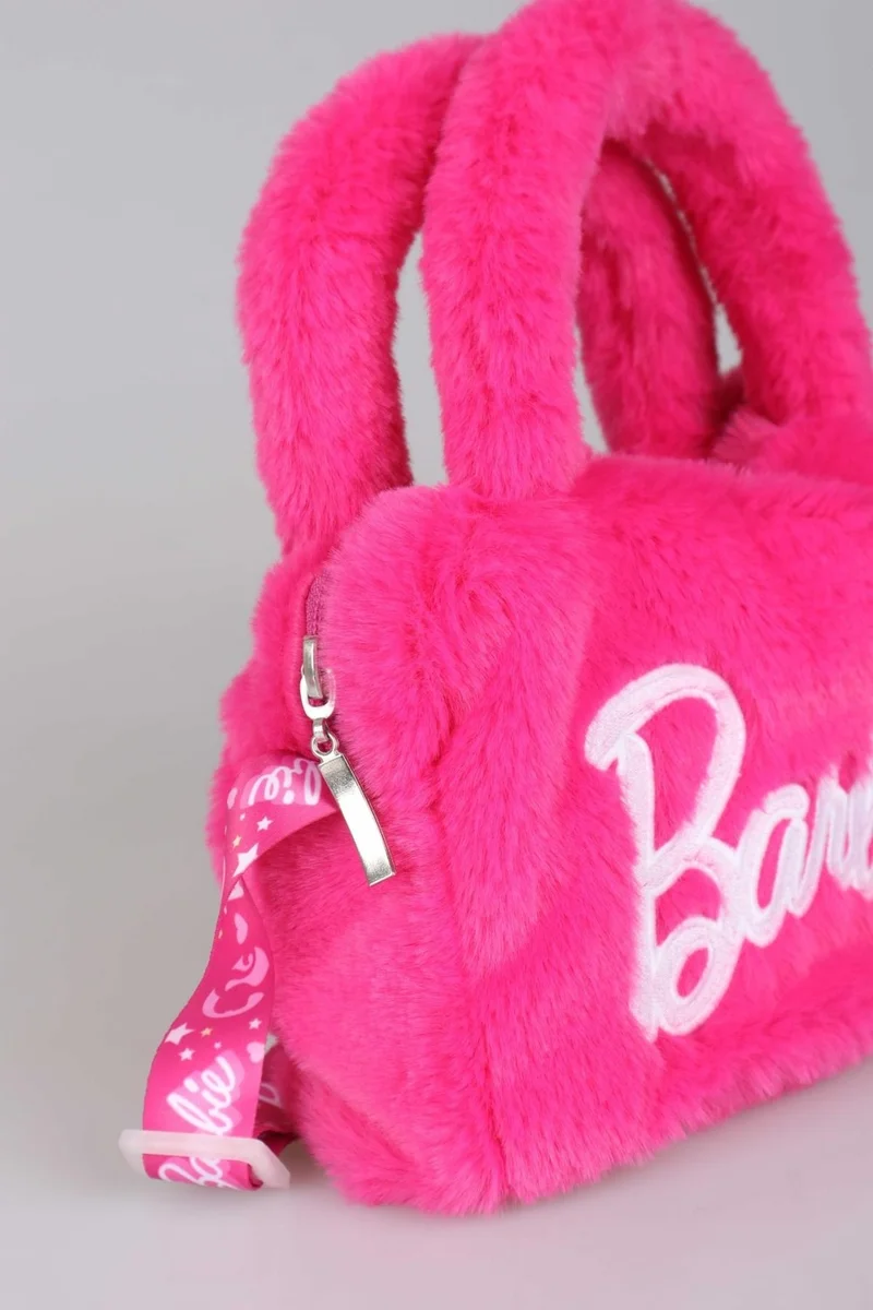 Barbie New Season Licensed Basic Plush Shoulder Bag with Dekomus