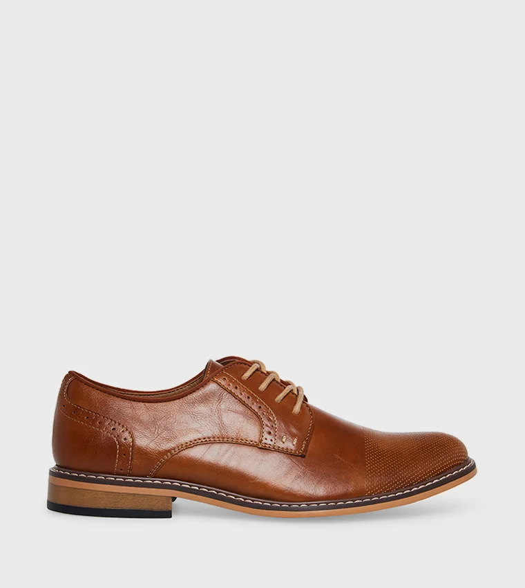 Steve Madden M Alk Dark Brown Men's Lace-Up Shoes