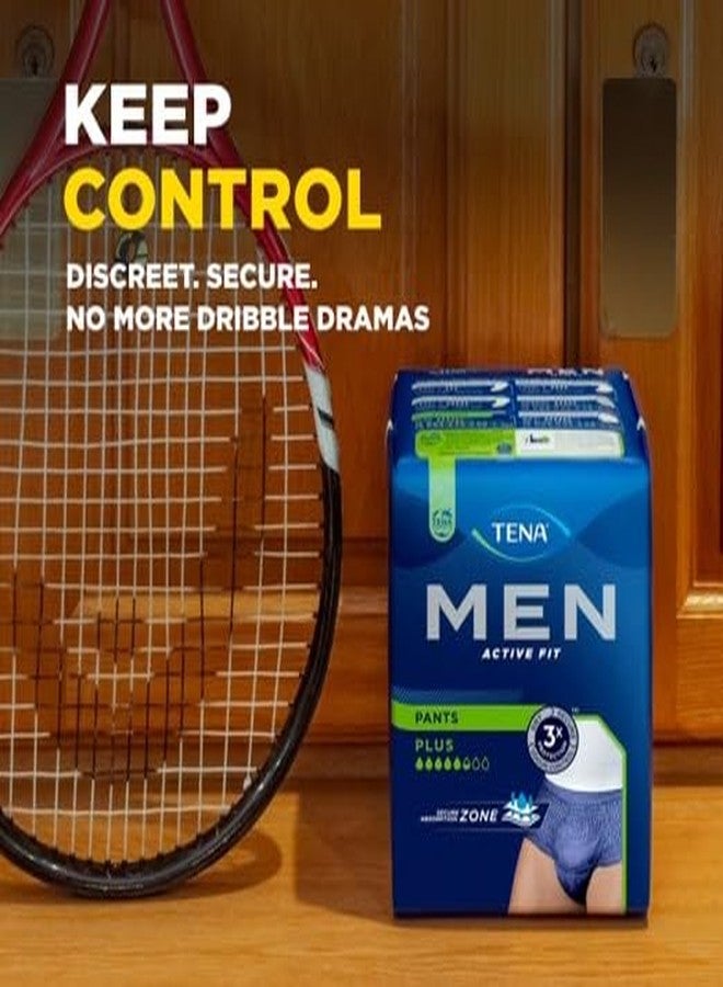TENA MEN Adult Incontinence Underwear Style | Adult Diaper Pants Type Large/Extra Large Size (L/XL) | Waist Size 38-52 inch | 95-130cms | Active Fit Pants Normal | Secure absorption zone | 8 Units - Image 4