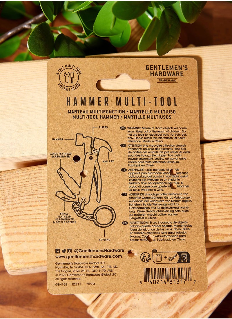 GENTLEMEN'S HARDWARE - Mini Hammer Multi-Tool - Image 1