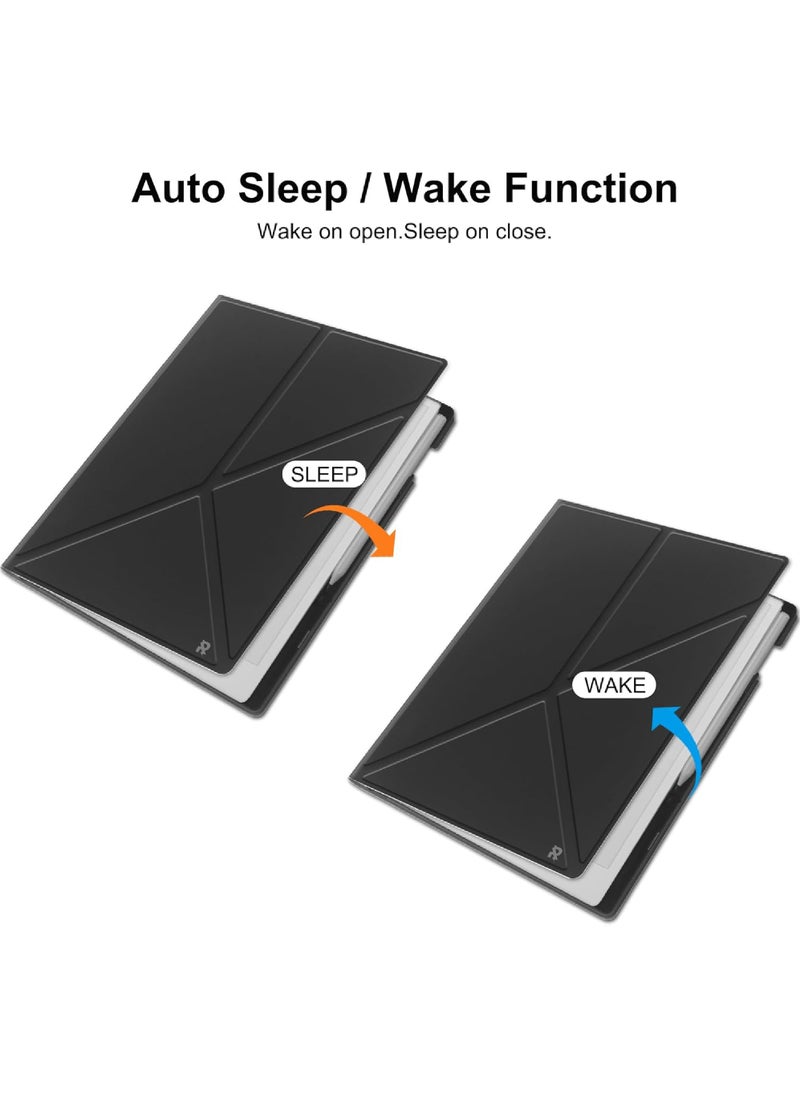 Rock Pow - Case for Remarkable Paper Pro 11.8” (2024 Released), with Stable Folding Stand Design and Pen Pocket, fit Remarkable Paper Tablet with 11.8” Color Display,Auto Sleep/Wake - Image 1