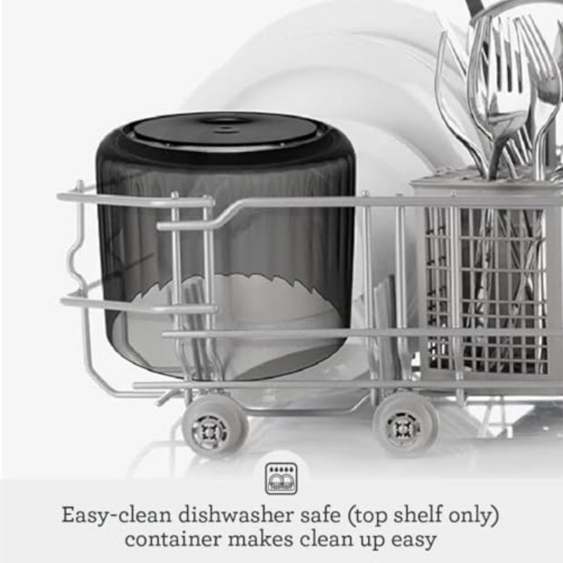 - The Puck Sucker - Compatible with Oracle and Dual Boiler Series - Quiet Vacuum Extraction, Easy Clean-Up - UAE Version, 2 Year Manufacturer Warranty Espresso Puck Disposal, Automatic Suction, For 58mm Portafilters, Dishwasher-Safe Container, Battery Operated - Image 5