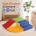 TODIBY 4Piece Soft PU Leather Toddlers Climbing Toys Foam Climbing Blocks for Toddlers Baby Play Set Foam Climb Structures for Toddler 3 Indoor Crawl Activity Play Gym - Image 4