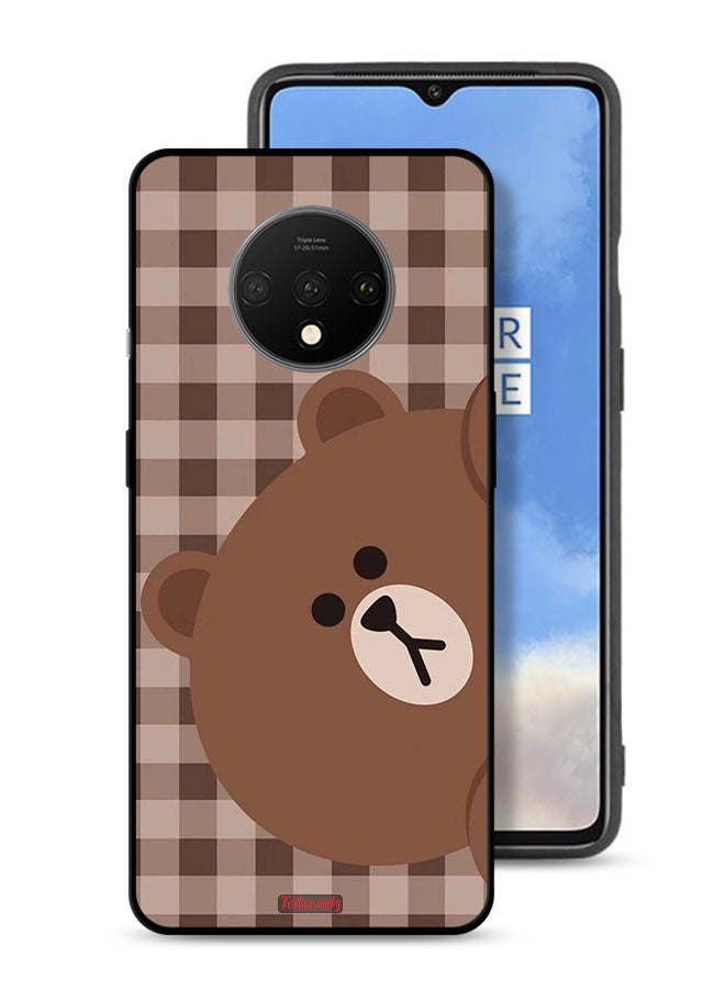 Tolwak OnePlus 7T Protective Case Cover Teddy Bear - Image 1