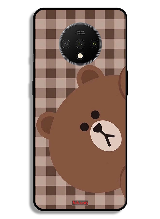 Tolwak OnePlus 7T Protective Case Cover Teddy Bear - Image 2
