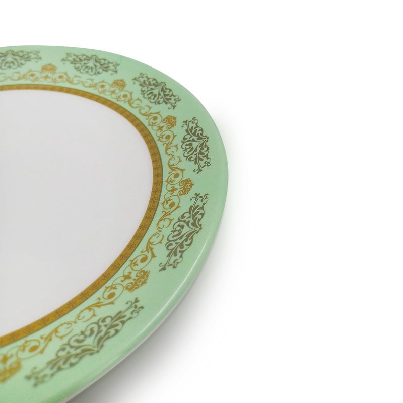 Superware سوبر وير | ميلامين نقي | مجموعة أطباق صغيرة - حديقة اليشم 7.25” (6 قطع) | خالية من البقع، تشطيب لامع - Image 4