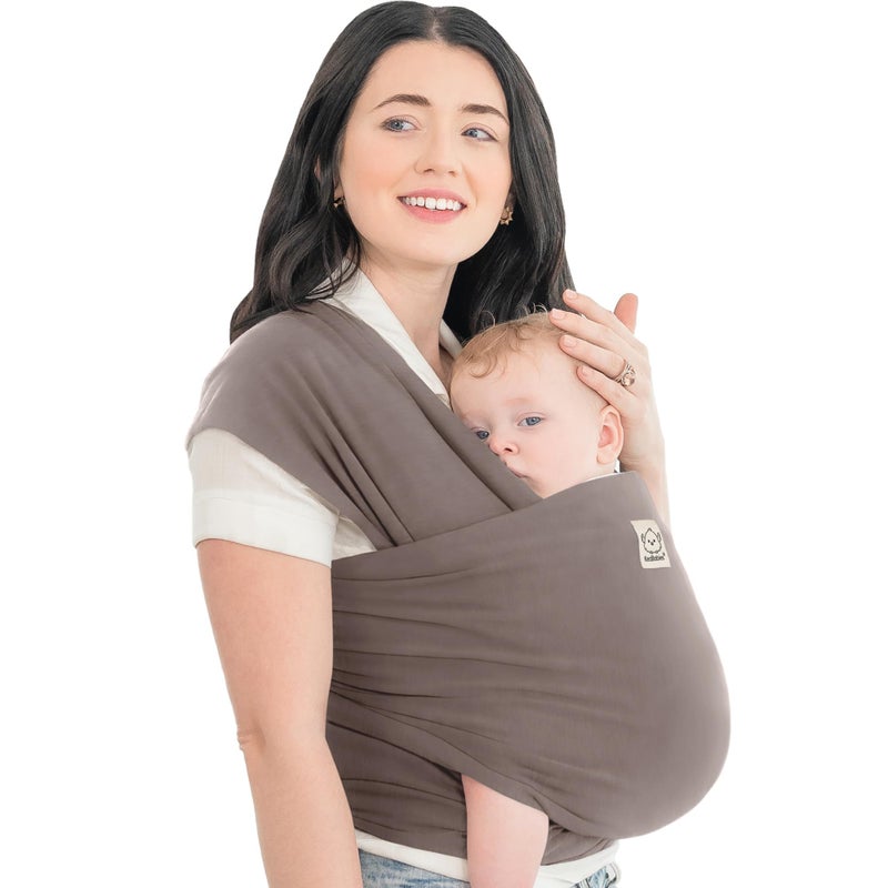 KeaBabies حمالة الأطفال كيا بيبي - حمالة الأطفال الأصلية 1 في 1 من الولادة إلى الطفولة، سهلة الارتداء، تتيح لك استخدام يديك، خفيفة الوزن، قابلة للتنفس (رمادي نحاسي) - Image 1