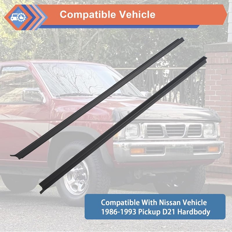 ZONFANT Car Outer Door Window Moulding Trim Seal - Image 3