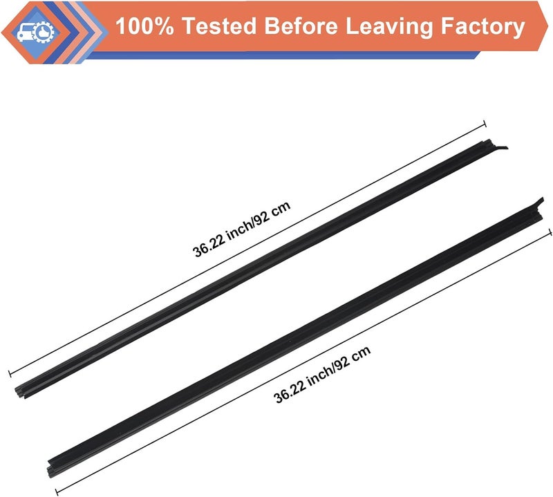 ZONFANT Car Outer Door Window Moulding Trim Seal - Image 5