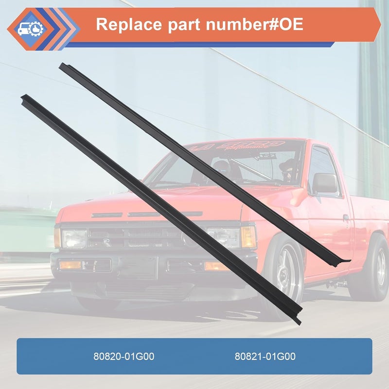 ZONFANT Car Outer Door Window Moulding Trim Seal - Image 2