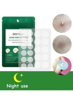 Breylee 22 Patches Acne Pimple Patch -Oil Control Anti Acne Facial Care ，Acne Spot ，Cystic Acne，Fungal Acne ，Face Acne Spot Treatment and Acne Scar Treatment Post Acne Marks Treatment，Pimple Remover Night Use  - Image 1