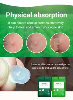 Breylee 22 Patches Acne Pimple Patch -Oil Control Anti Acne Facial Care ，Acne Spot ，Cystic Acne，Fungal Acne ，Face Acne Spot Treatment and Acne Scar Treatment Post Acne Marks Treatment，Pimple Remover Night Use  - Image 3