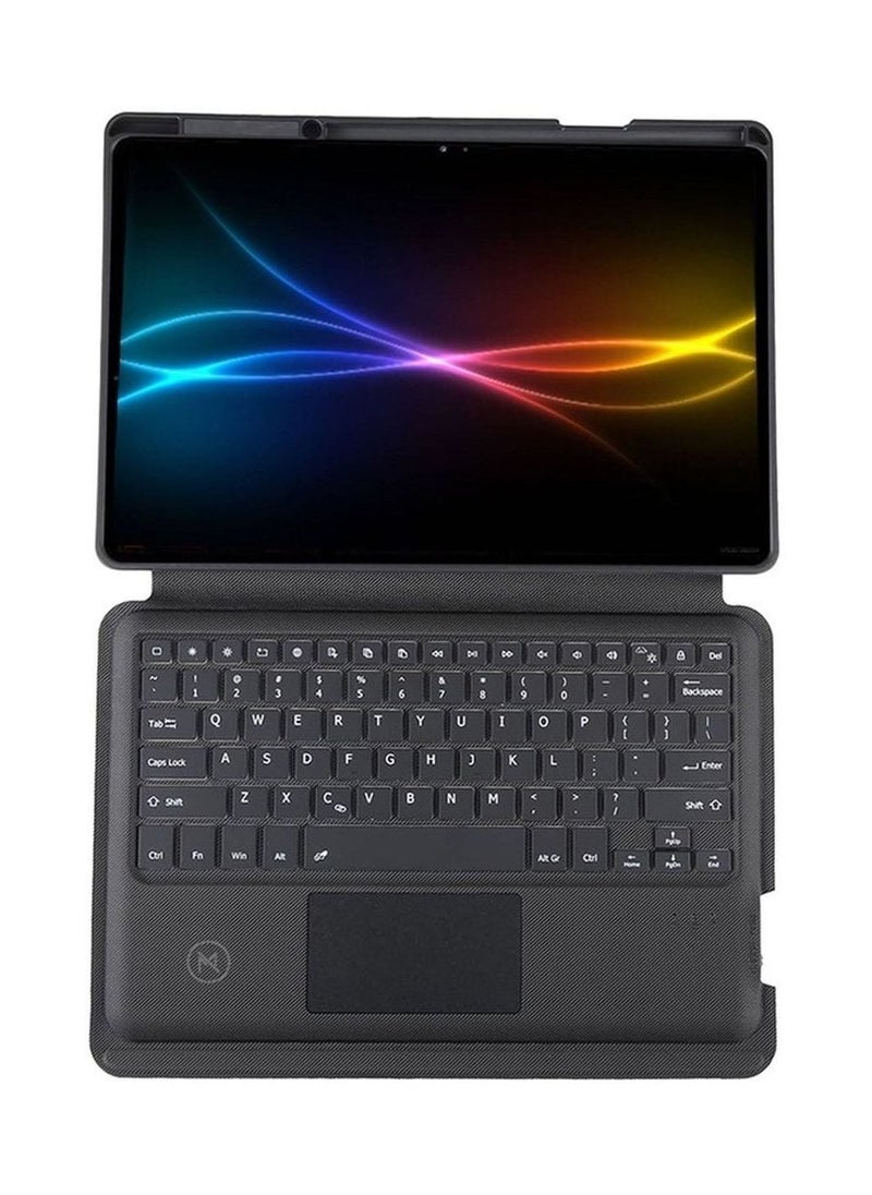 Max & Max - Max & Max Keyboard Case Black Samsung Galaxy Tab S9 Detachable - Image 1