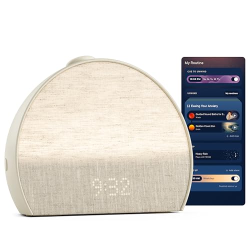 Hatch Baby Hatch Restore 3 Sunrise Alarm Clock, Sound Machine, Smart Light (Putty) - White Noise, Screen-Free Sleep Routine - Image 1