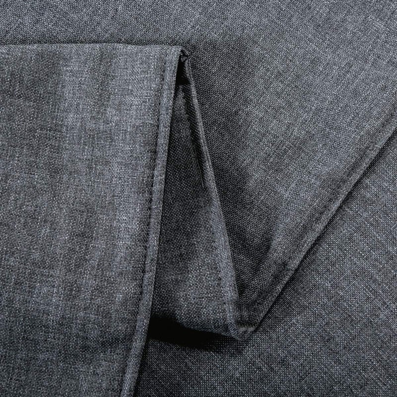 Mengersi Solid Bed Runner Scarf Protector Slipcover Bed Decorative Scarf for Bedroom Hotel Wedding Room (King, Gray) - Image 5