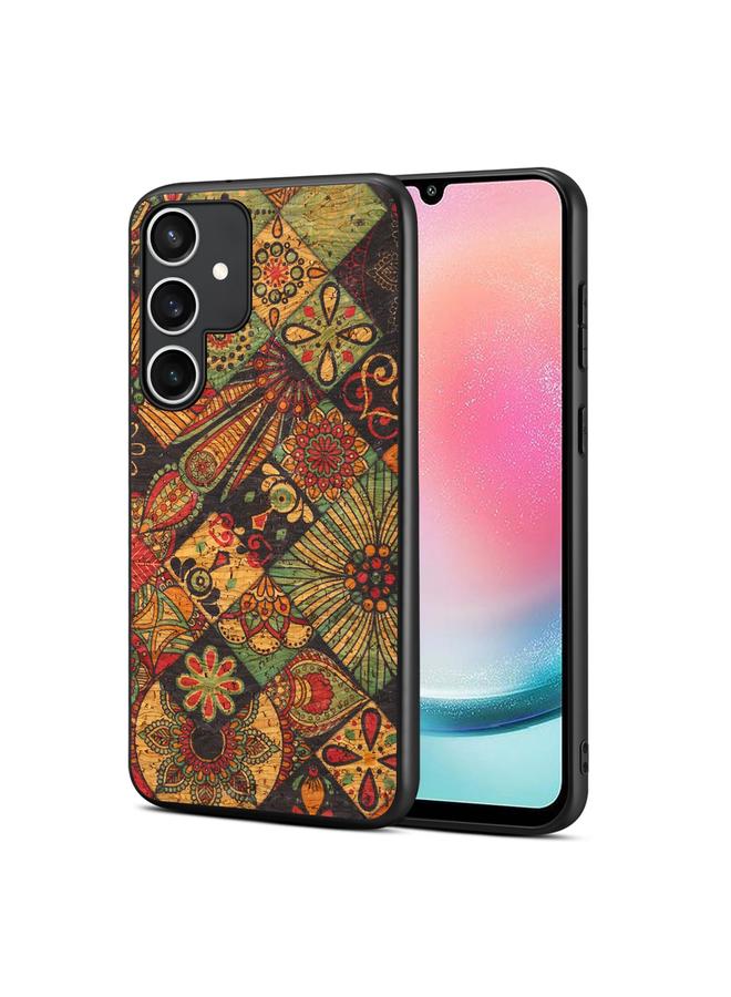 اس-توب جراب لهاتف Samsung Galaxy A24 من سلسلة زهور الفصول الأربعة من مادة TPU - Image 1