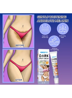 HBESTY Dark Spot Cream-Snow Bleach Cream for Private Part Underarm Whitening, Dark Skin Bleaching Cream for Dark Spots, Face and Body Skin Lightening Bleaching Cream for Intimate Areas Brightening  - Image 5