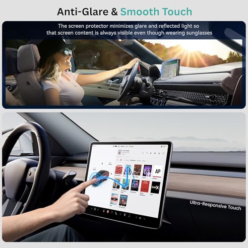 Wisely Pack 4 - Screen Guard for NEW TATA NEXON (2026-25) Car Display Protector - 10.25 INCH INFOTAINMENT [Thin Corners] +10" MID CLUSTER + STEERING + AC PANEL Console - FEARLESS+PS Top Models Stereo Car Accessories - Image 4