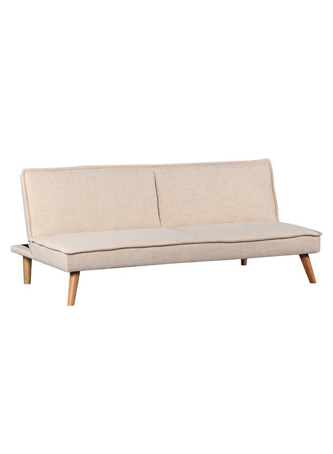 ايست من نون Classic 3 Seats Sofa Bed with Adjustable Backrest, Convertible Sofa Couch and Bed for Efficient Home, Small Spaces, Living Room or Office 180 x 88 x 77 CM, Beige - Image 2
