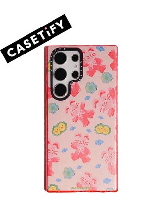 Soft Pink with Floral Accents