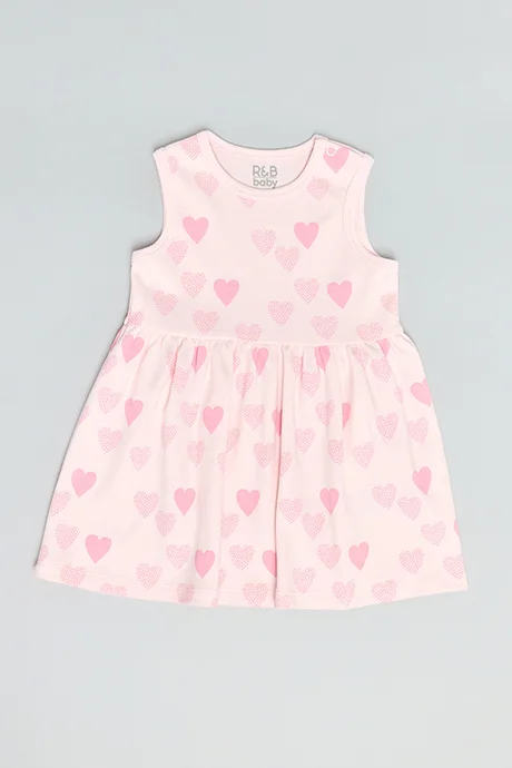 R&B 2 Pack Printed Sleeveless Fit & Flare Dress