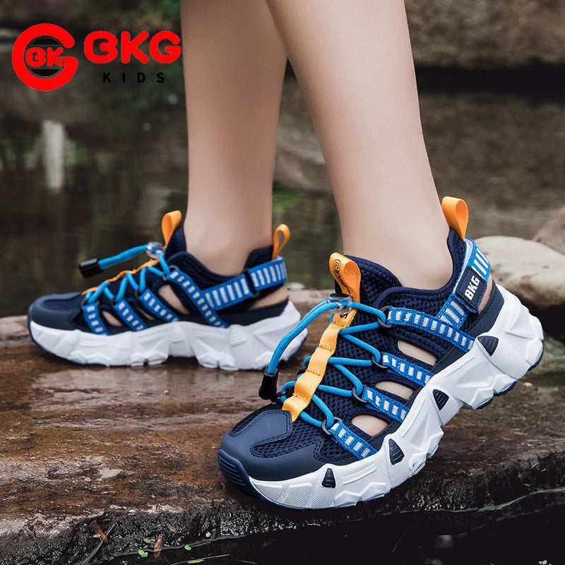 Brand Kidsren'S Toe-Toe Sandals Summer Boys' Lightweight Soft-Soled Beach Shoes Non-Slip Sports Sandals Trendy - Image 2