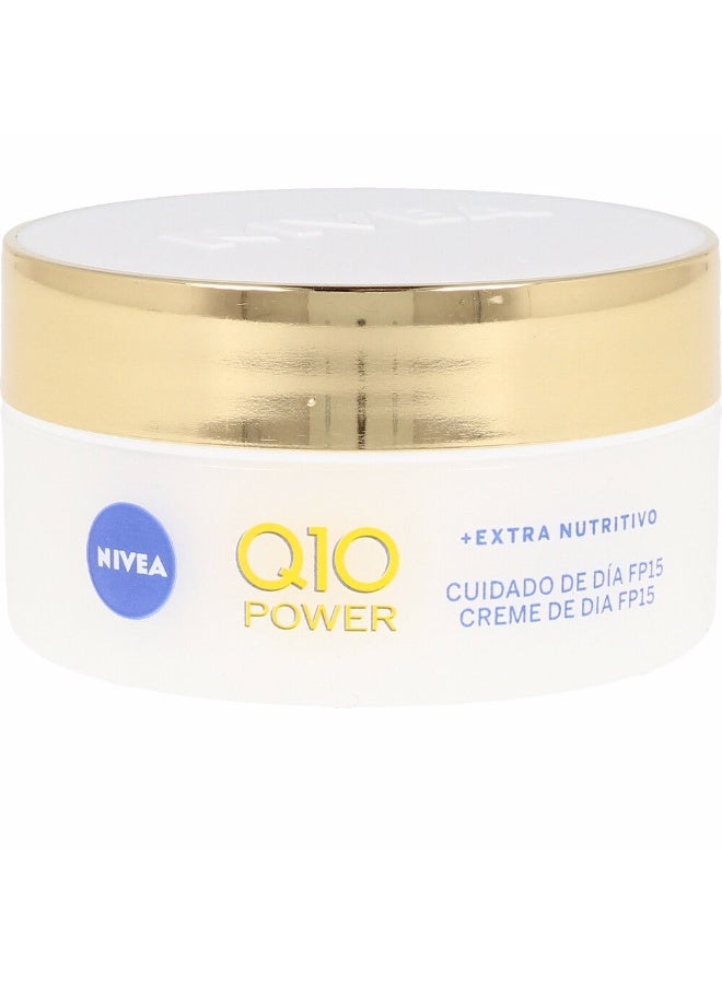 نيفيا كريم نيفيا كيو 10+ باور المضاد للتجاعيد والمغذي للغاية بعامل حماية من الشمس 15، 50 مل - Image 1