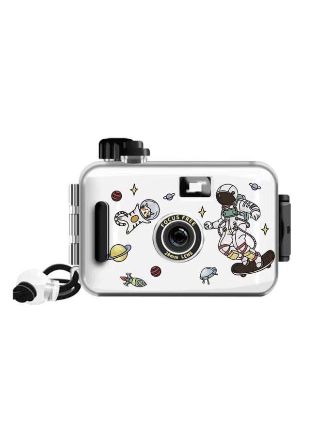 Generic The Birthday Gift Of The Girl Student's Entry-level Affordable Portable Camera-Color:Escape From Space Gift Box Gift Bag Packaging-camera + Gift + Gift Box  - Image 1