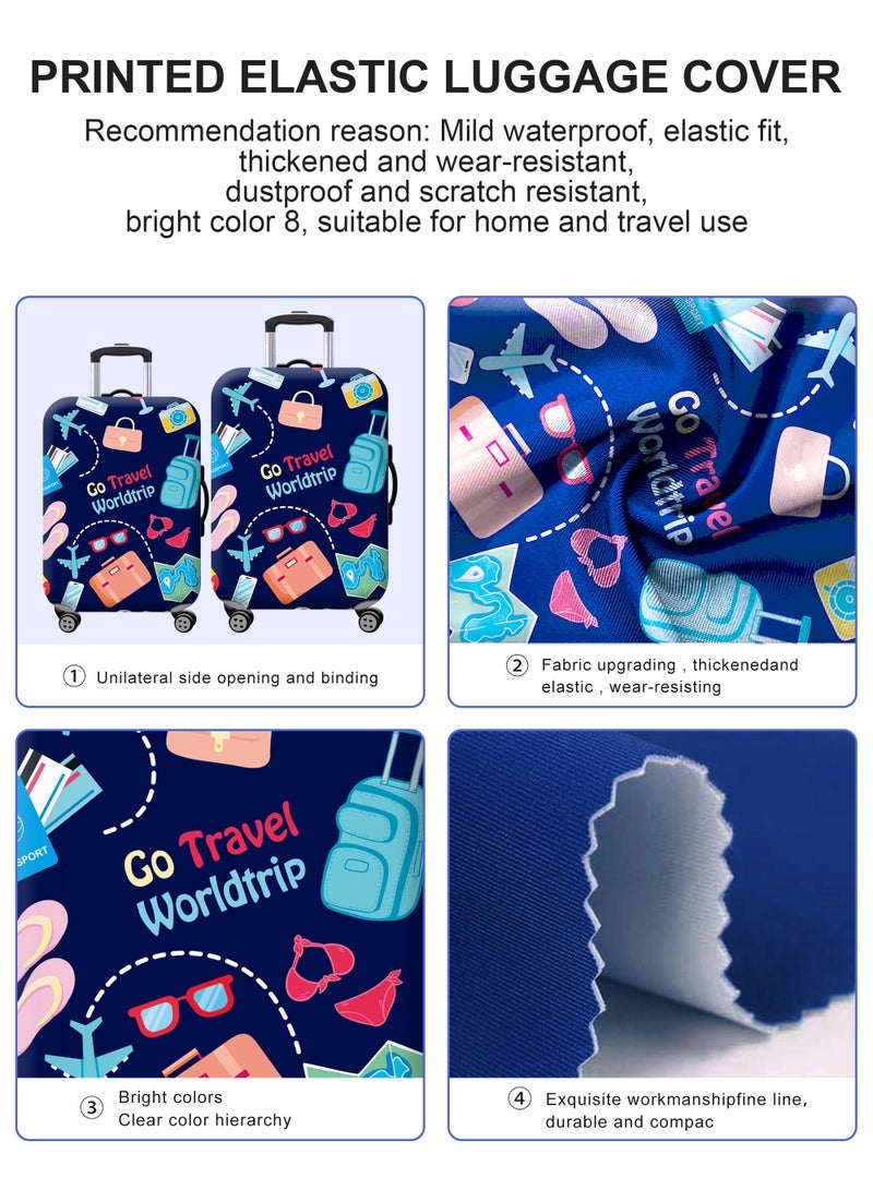 URbazaar Elastic Travel Luggage Cover Travel Suitcase Protective Cover for Trunk Case Apply to 18-30 inch luggage Suitcase Cover - Image 4