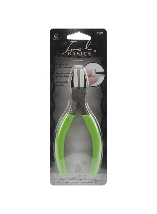Cousin 4469 Nylon Jaw Craft And Jewelry Pliers Green 5 1 2  1 - Image 1