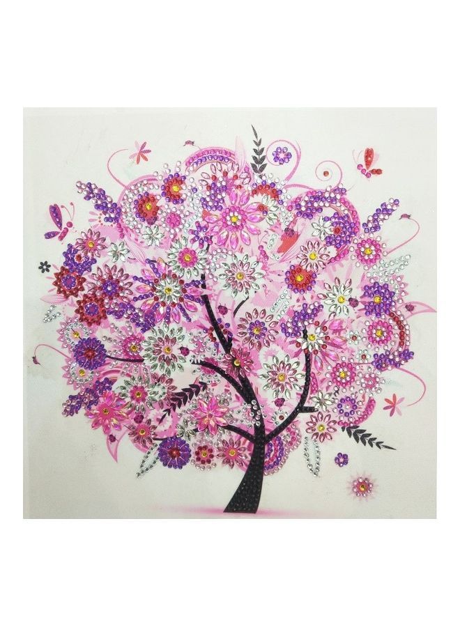 NIBEMINENT Tree Themed DIY 5D Diamond Painting Kit Multicolour - Image 1